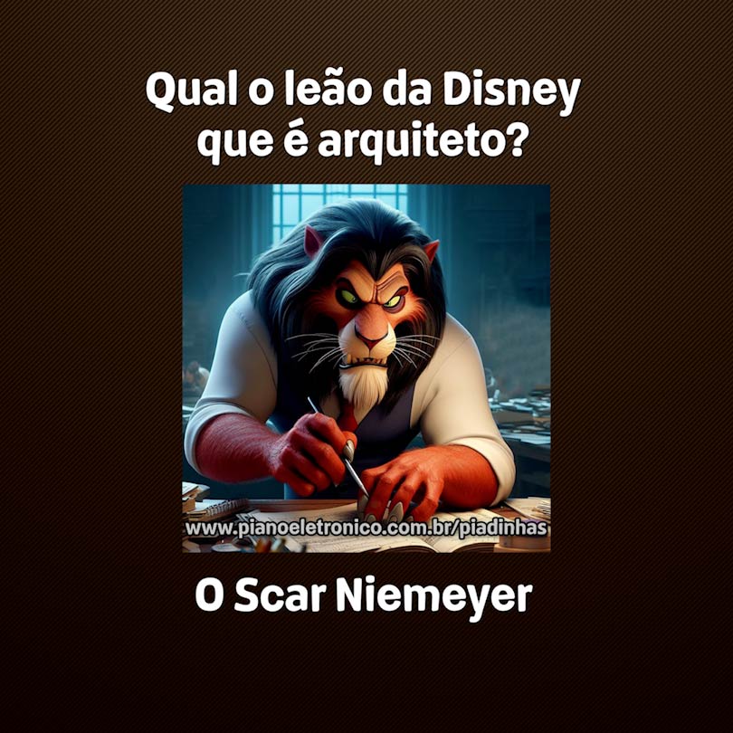 Qual o leão da Disney que é arquiteto?

O Scar Niemeyer